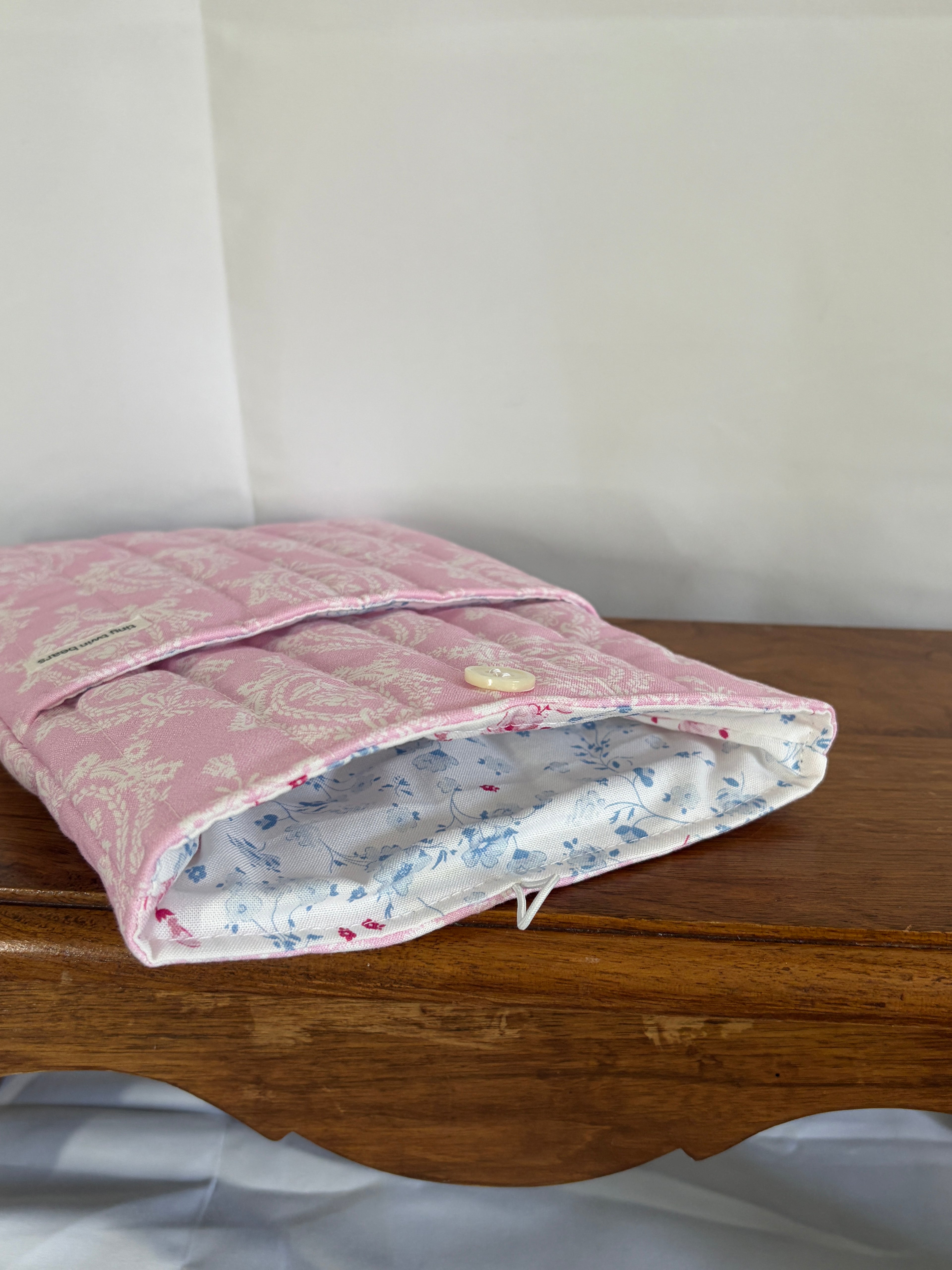 Vintage China with White Floral Liner Booksleeve