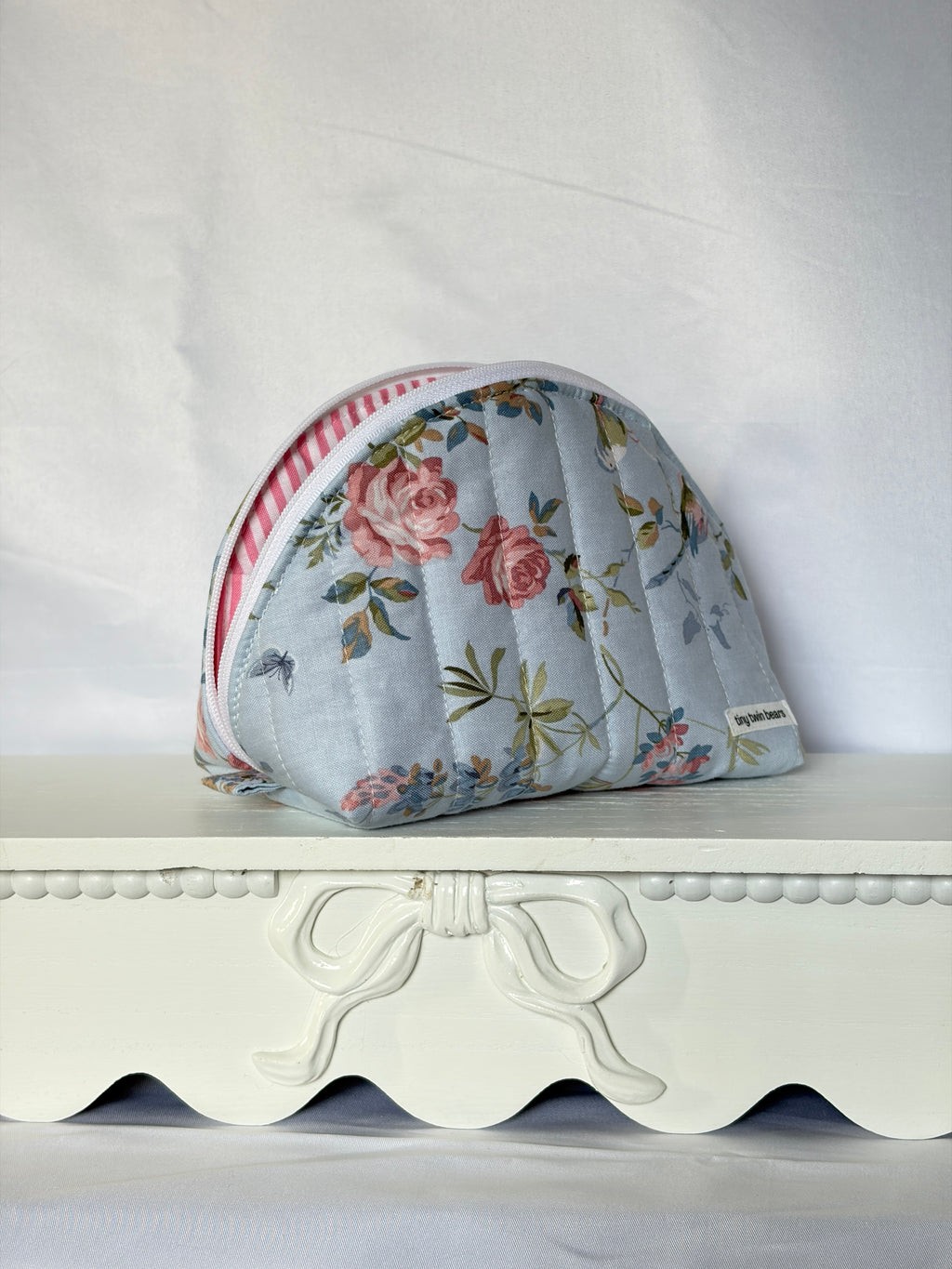 Blue Bird Medium Clamshell Pouch