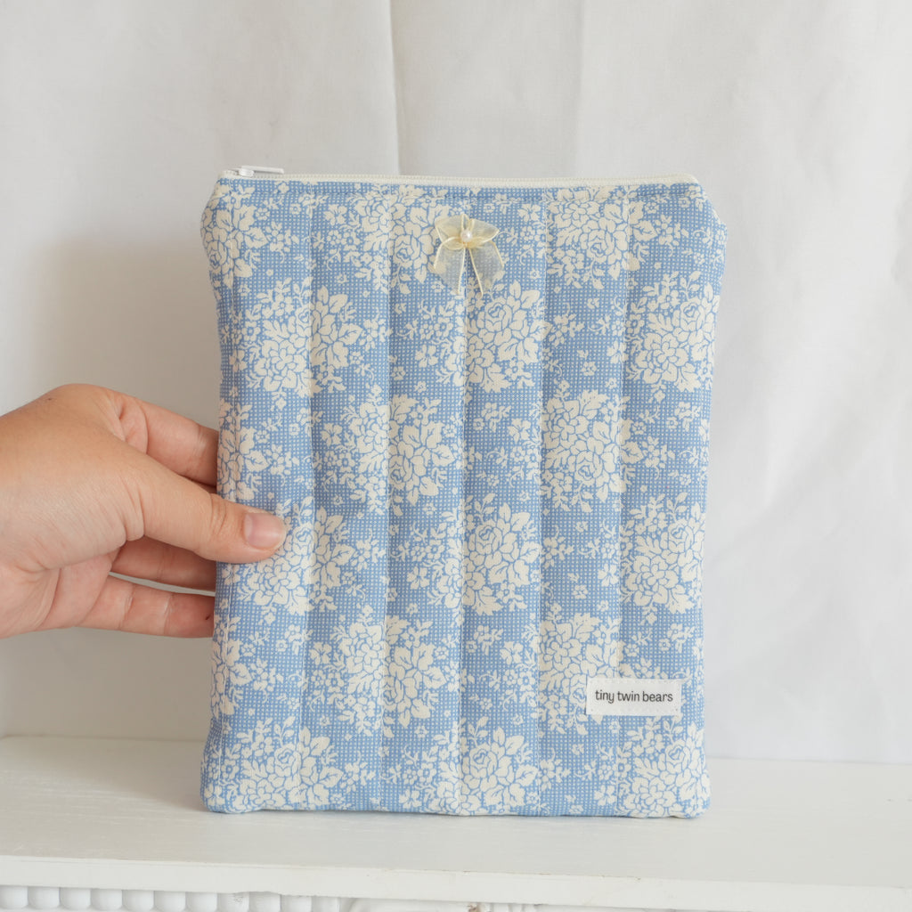 Blue Doily Kindle Sleeve