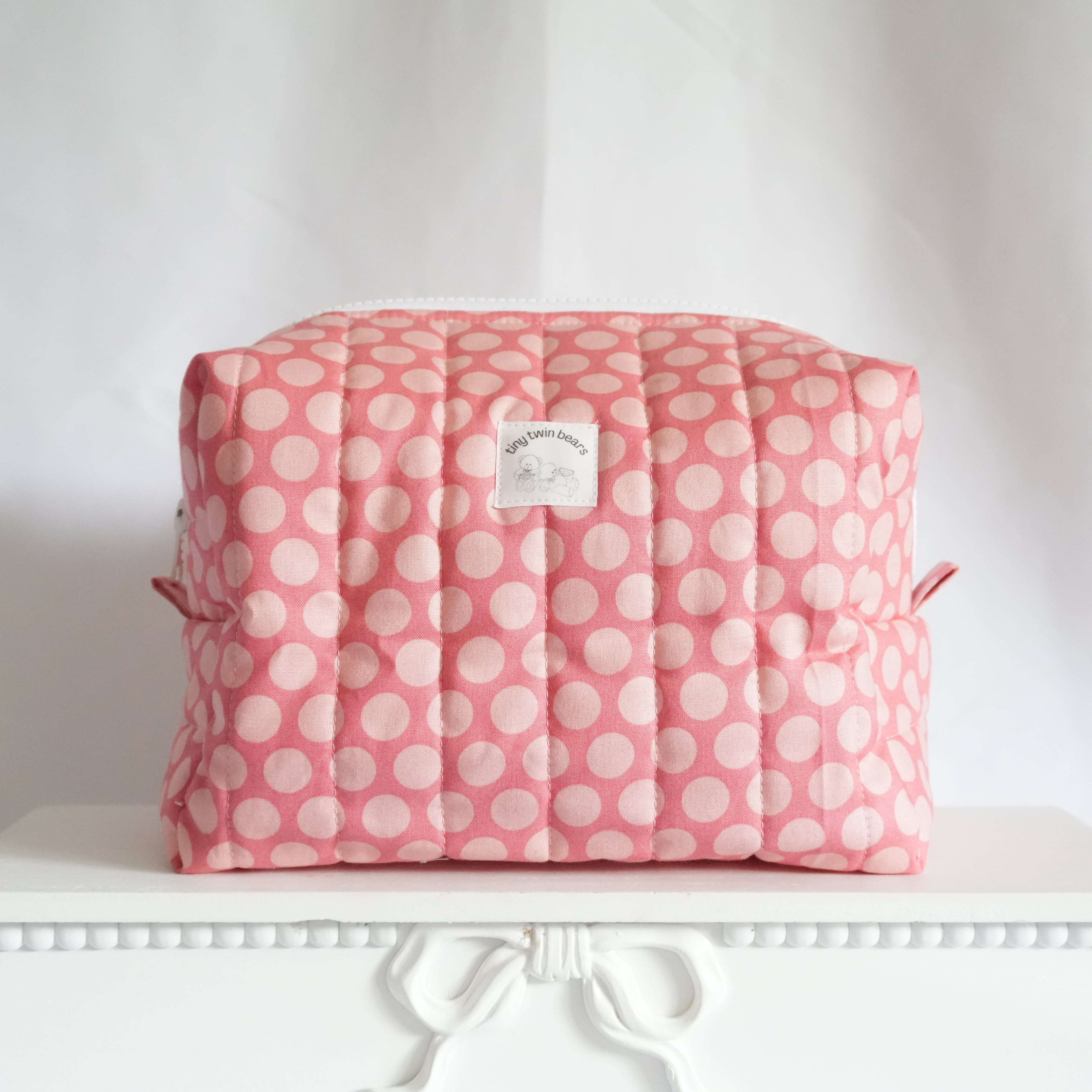 Pink Polka Dot Jumbo Boxy