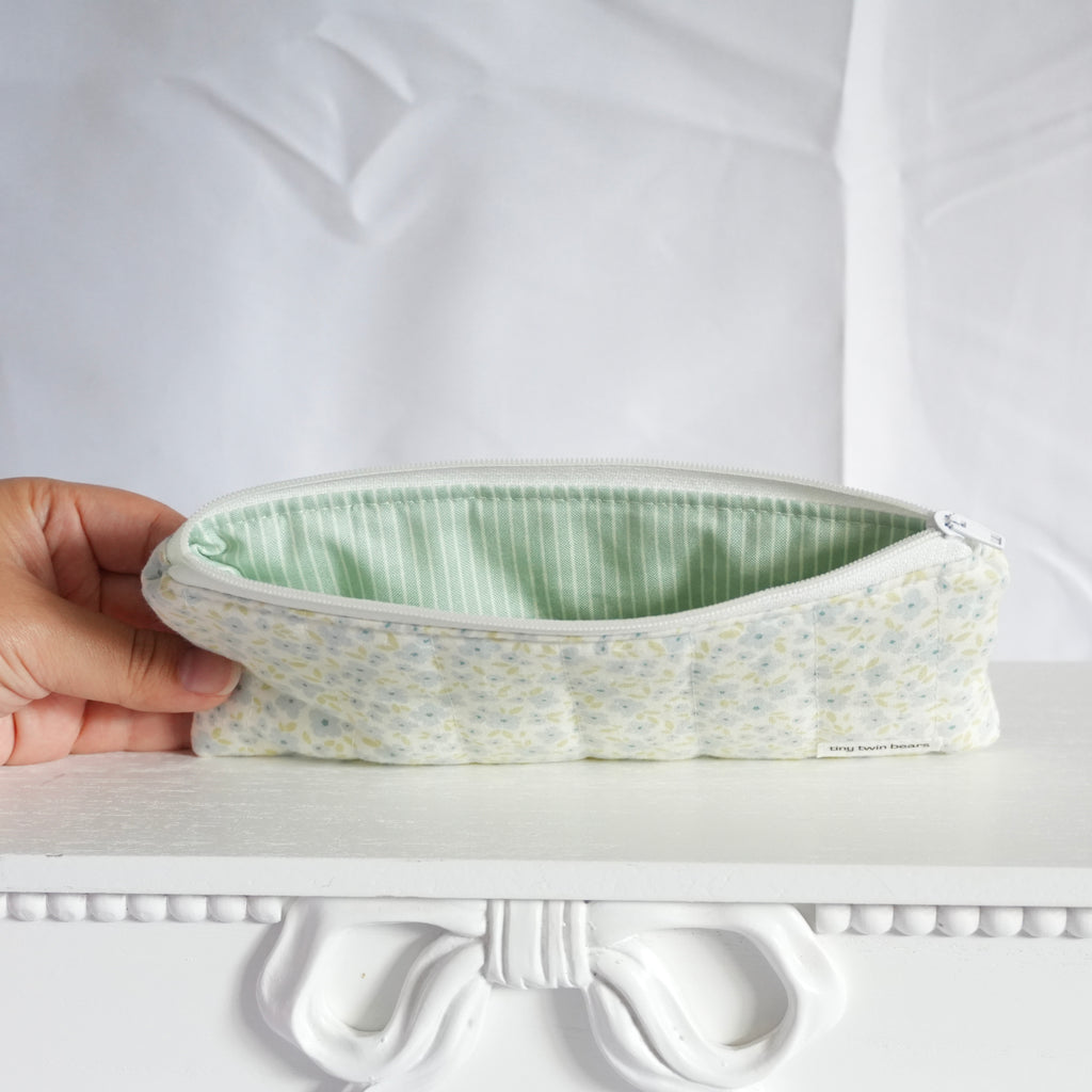 Blue Picnic Pencil Case