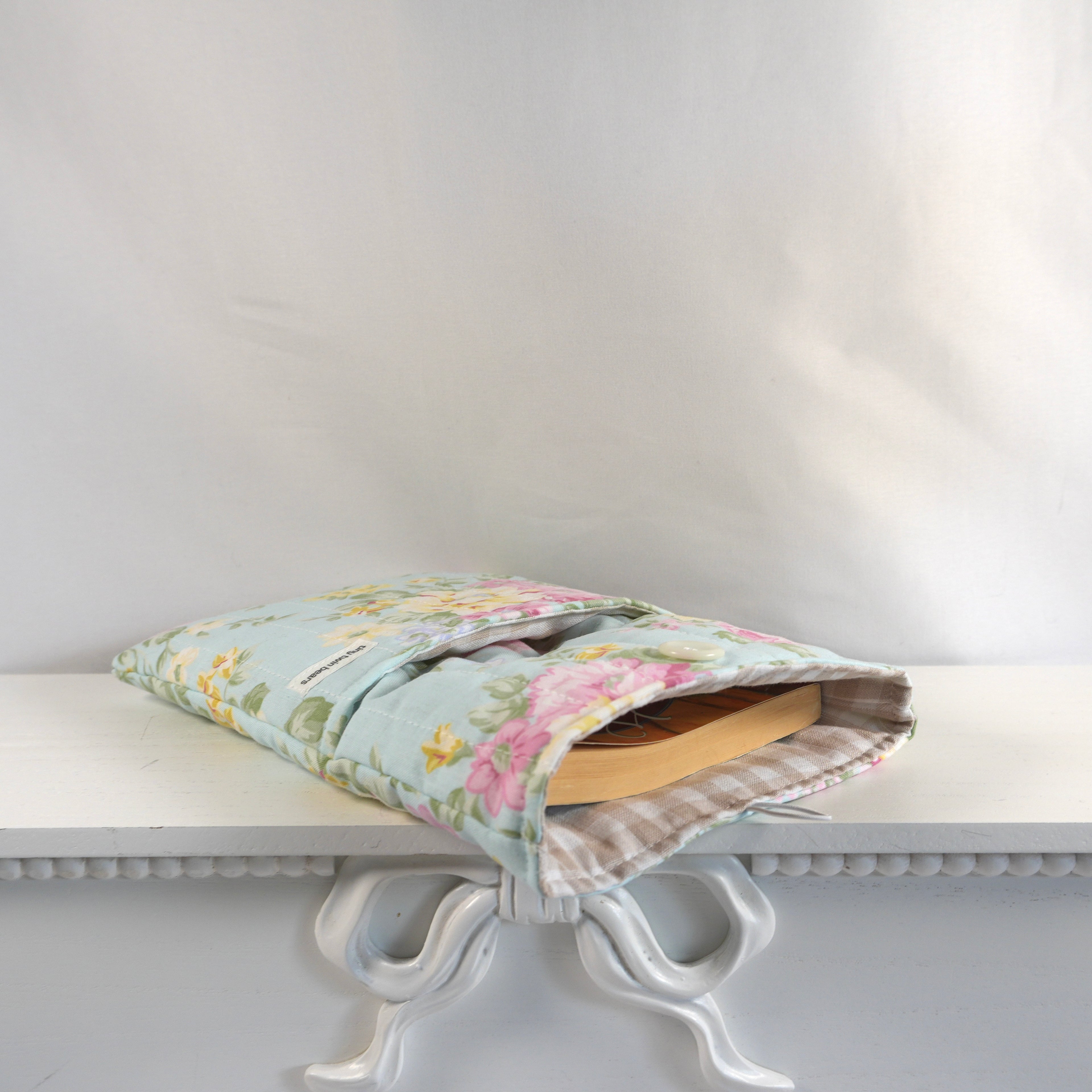 Blue Tea Party Book Sleeve