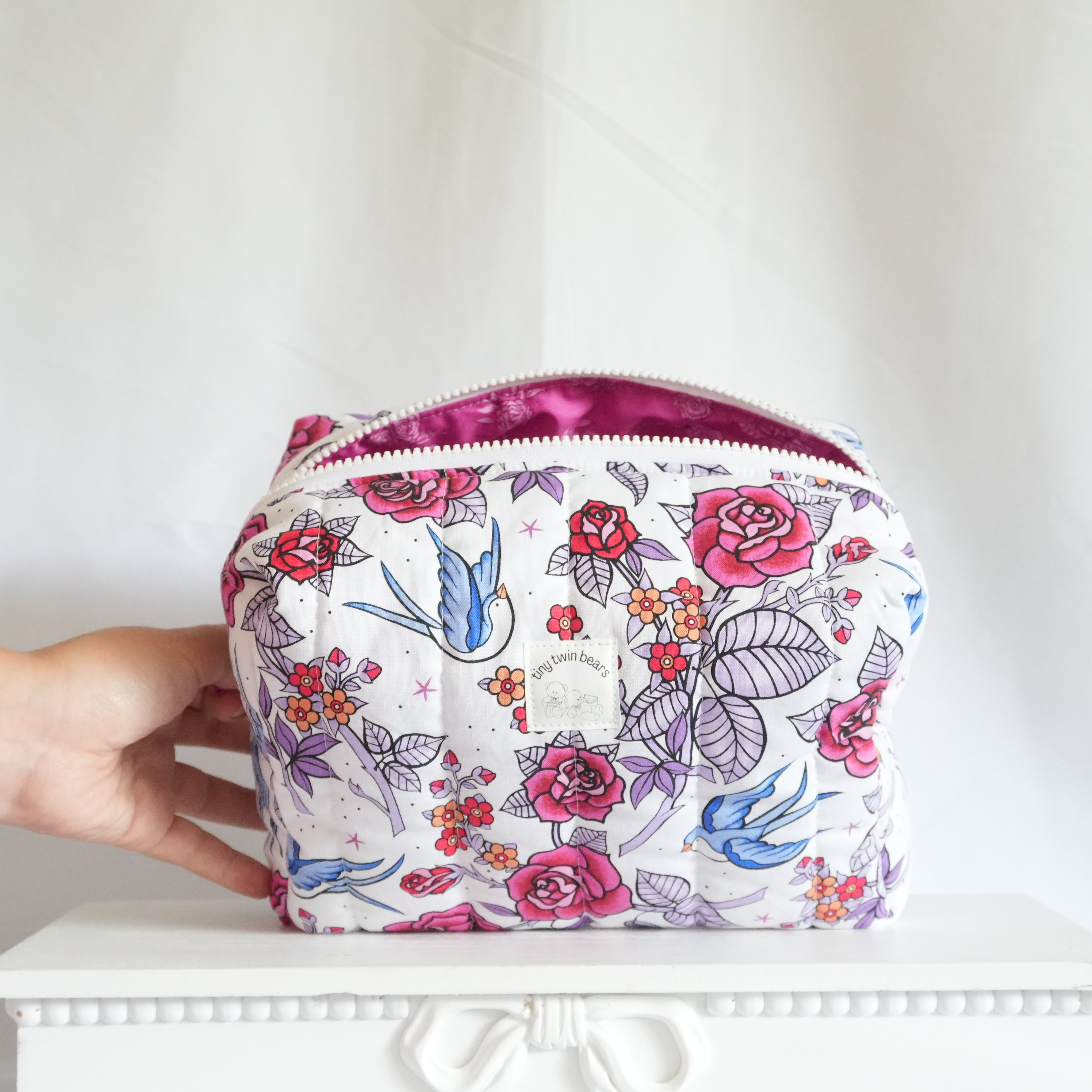 Bird Jumbo Boxy Pink Liner