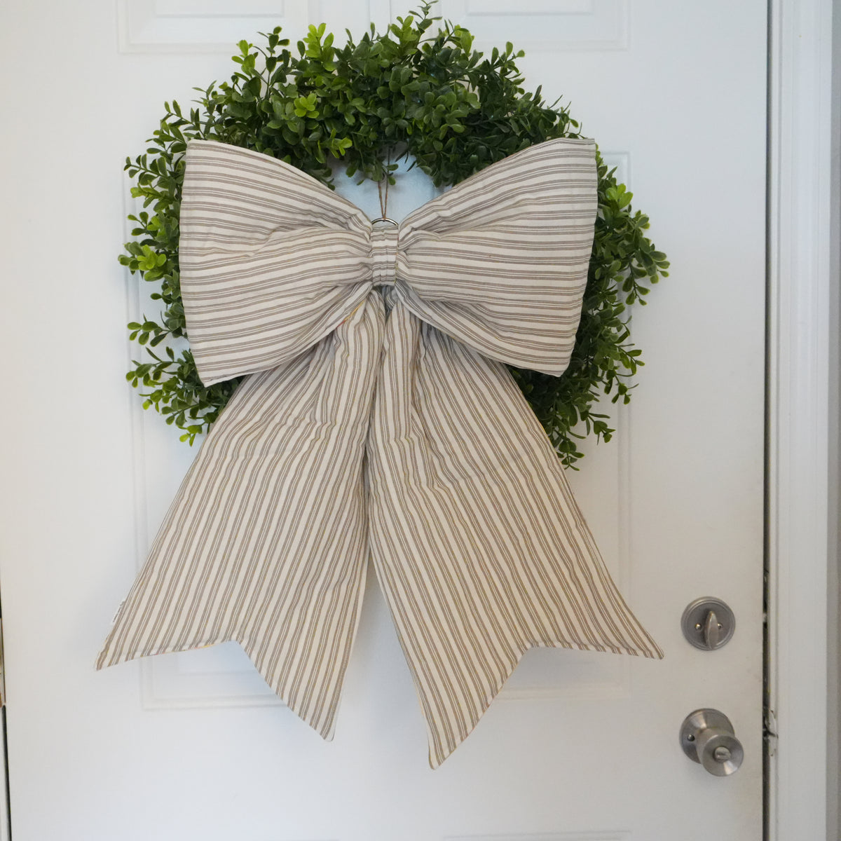 Yellow Floral Reversible Giant Door Bow