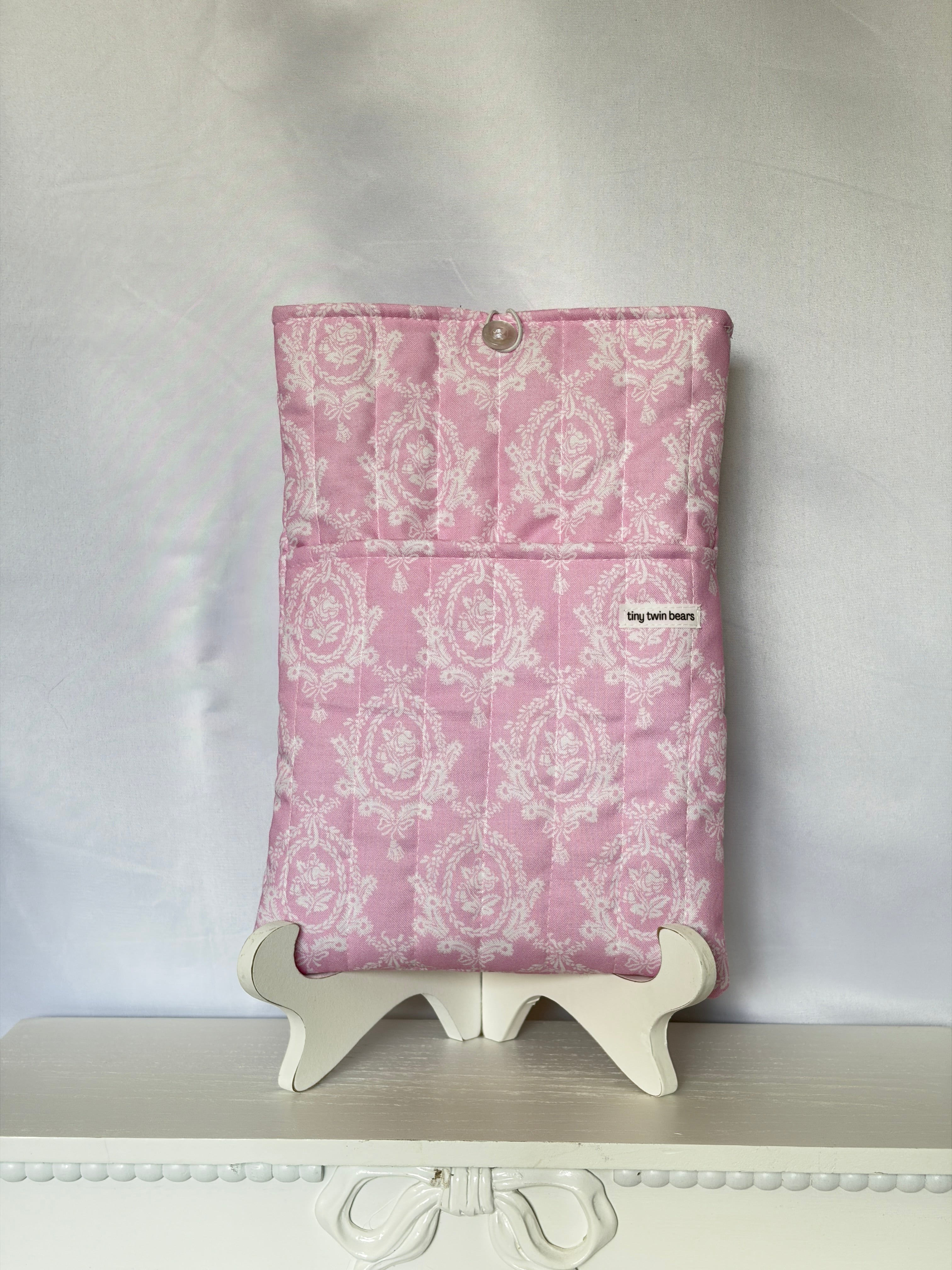 Vintage China Quilted Book Sleeve