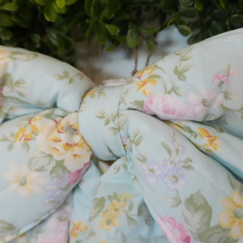 Tea Party Reversible Giant Door Bow