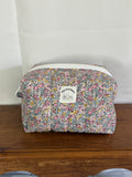 Mauve Ditsy Floral Boxy Bag