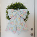 Tea Party Reversible Giant Door Bow