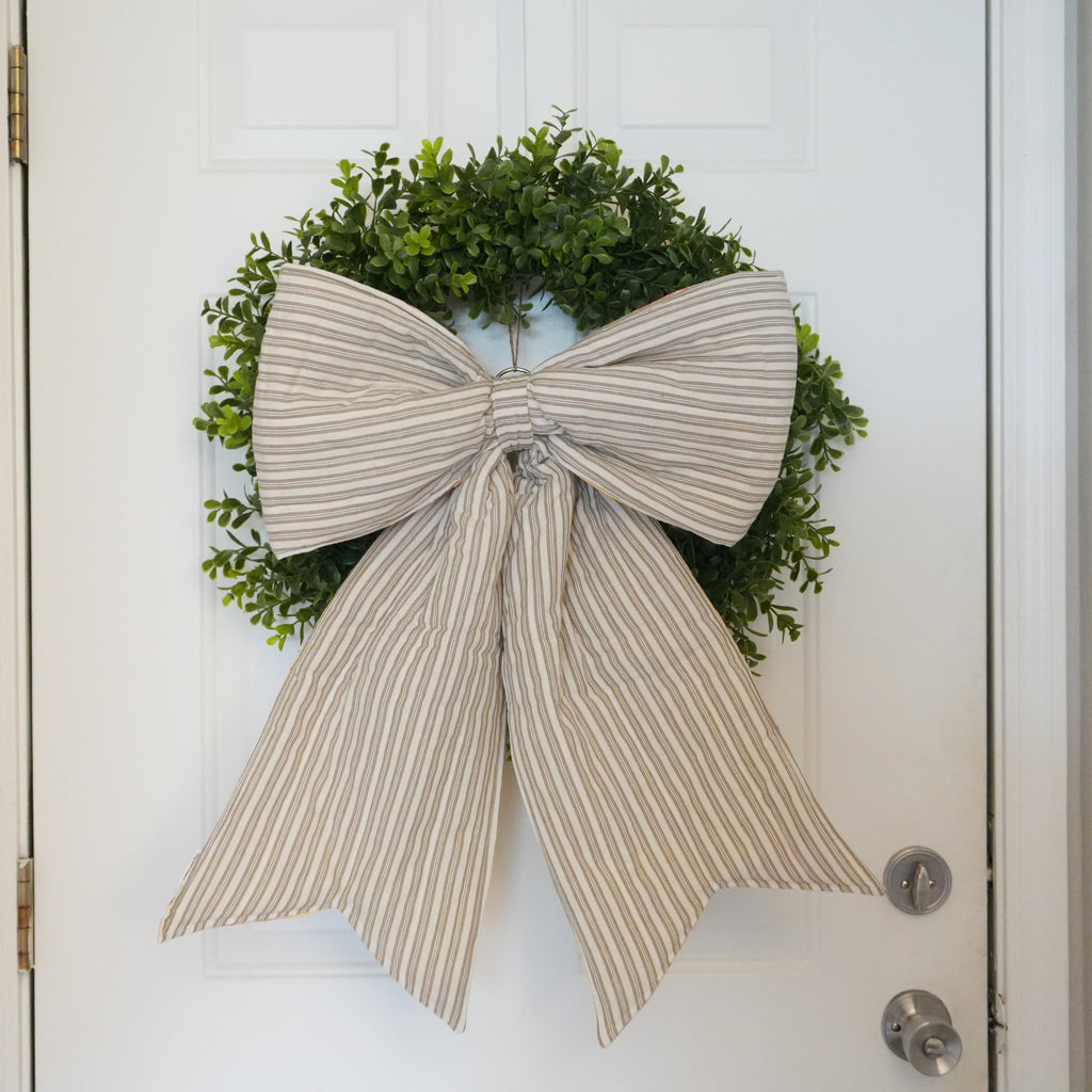 Fall Vine Reversible Giant Door Bow