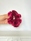 Red Velvet Hair Scrunchie