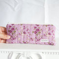 Purple Floral Pencil Case