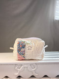 Upcycled Makeup Bag Polka Dot #2