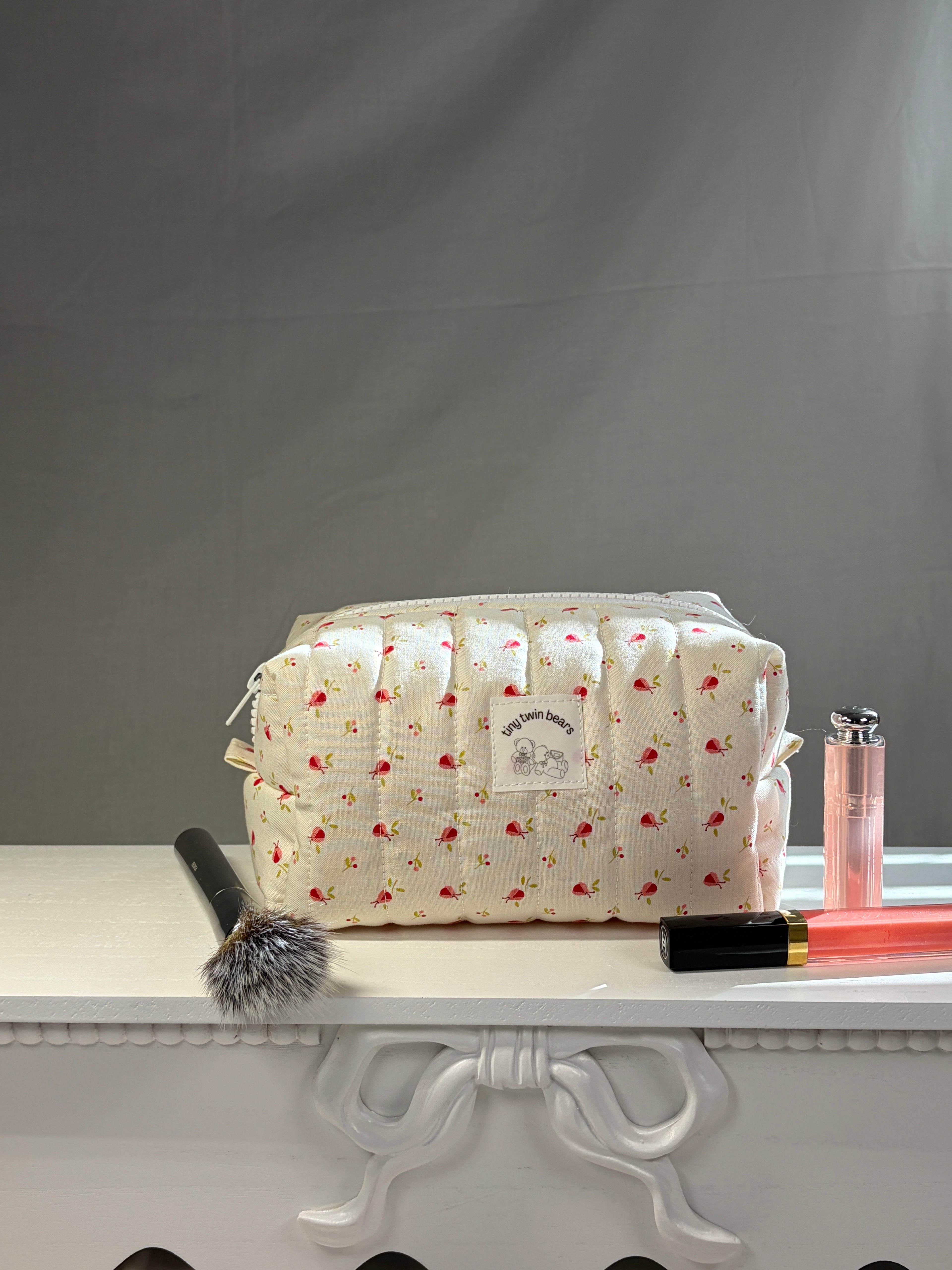 Lady Bug Boxy Makeup Bag