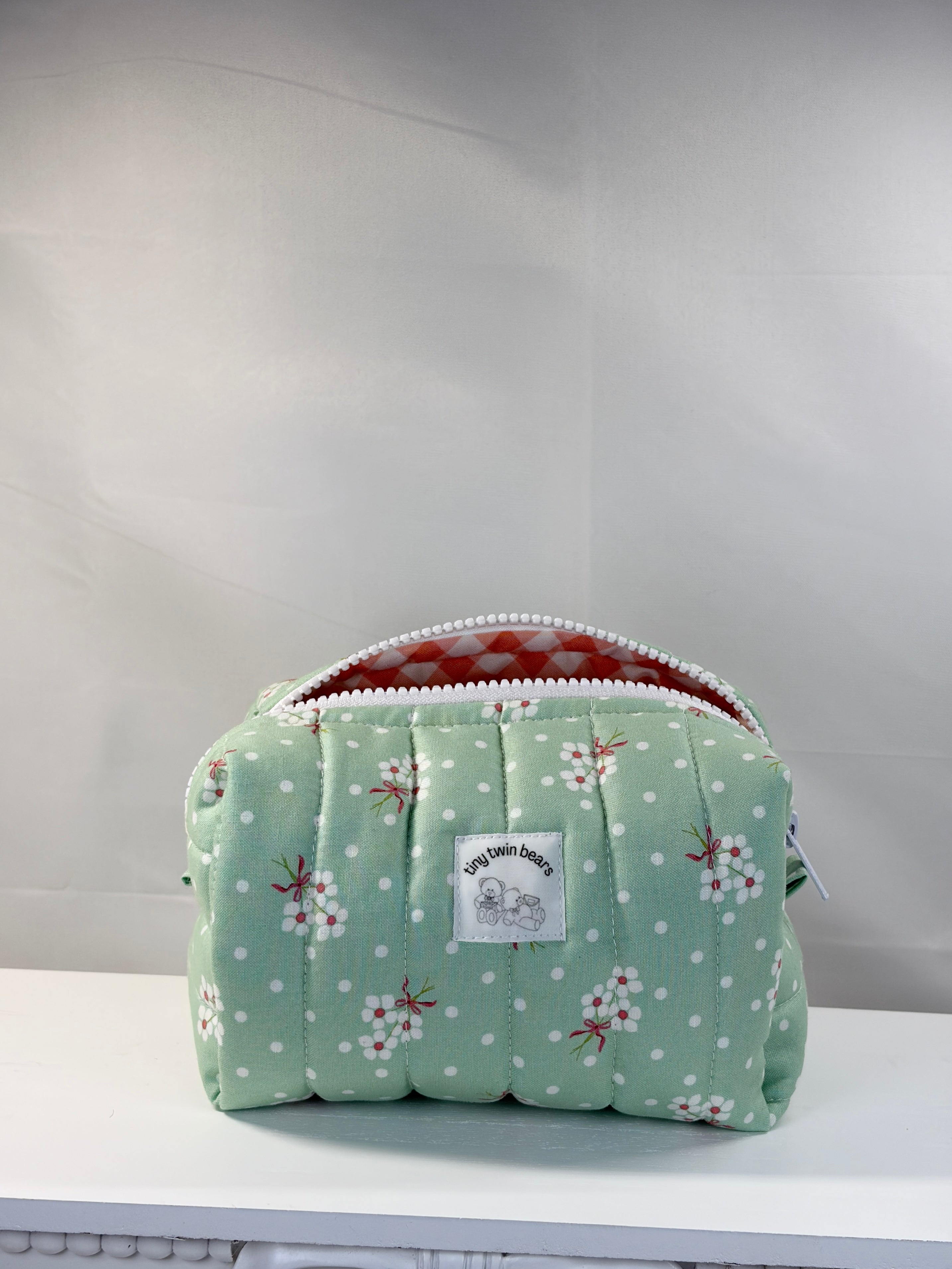 Full Bloom Boxy Makeup Bag