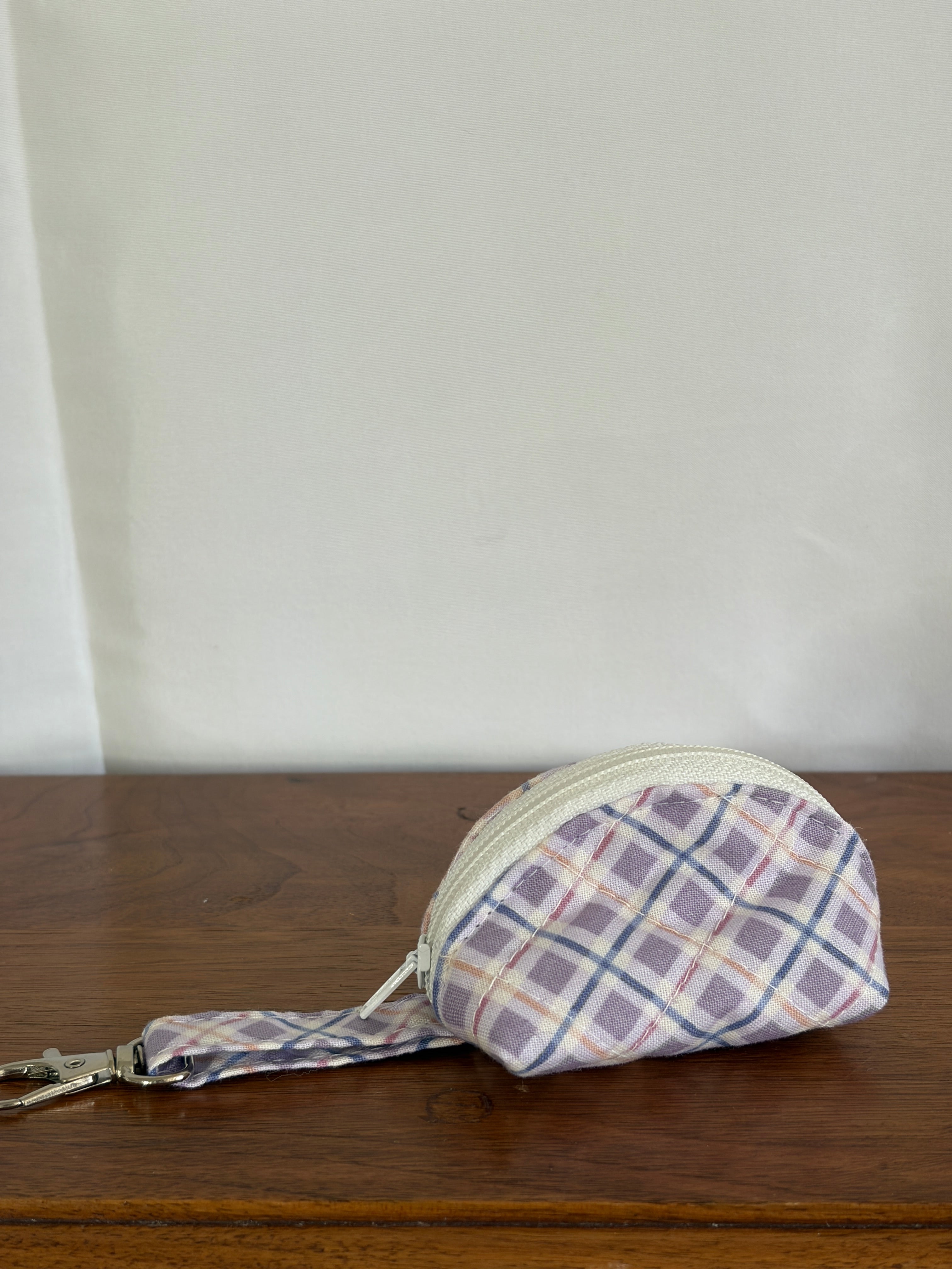 Purple Plaid AirPod Case