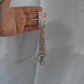 Rosy Ditsy Floral Wristlet