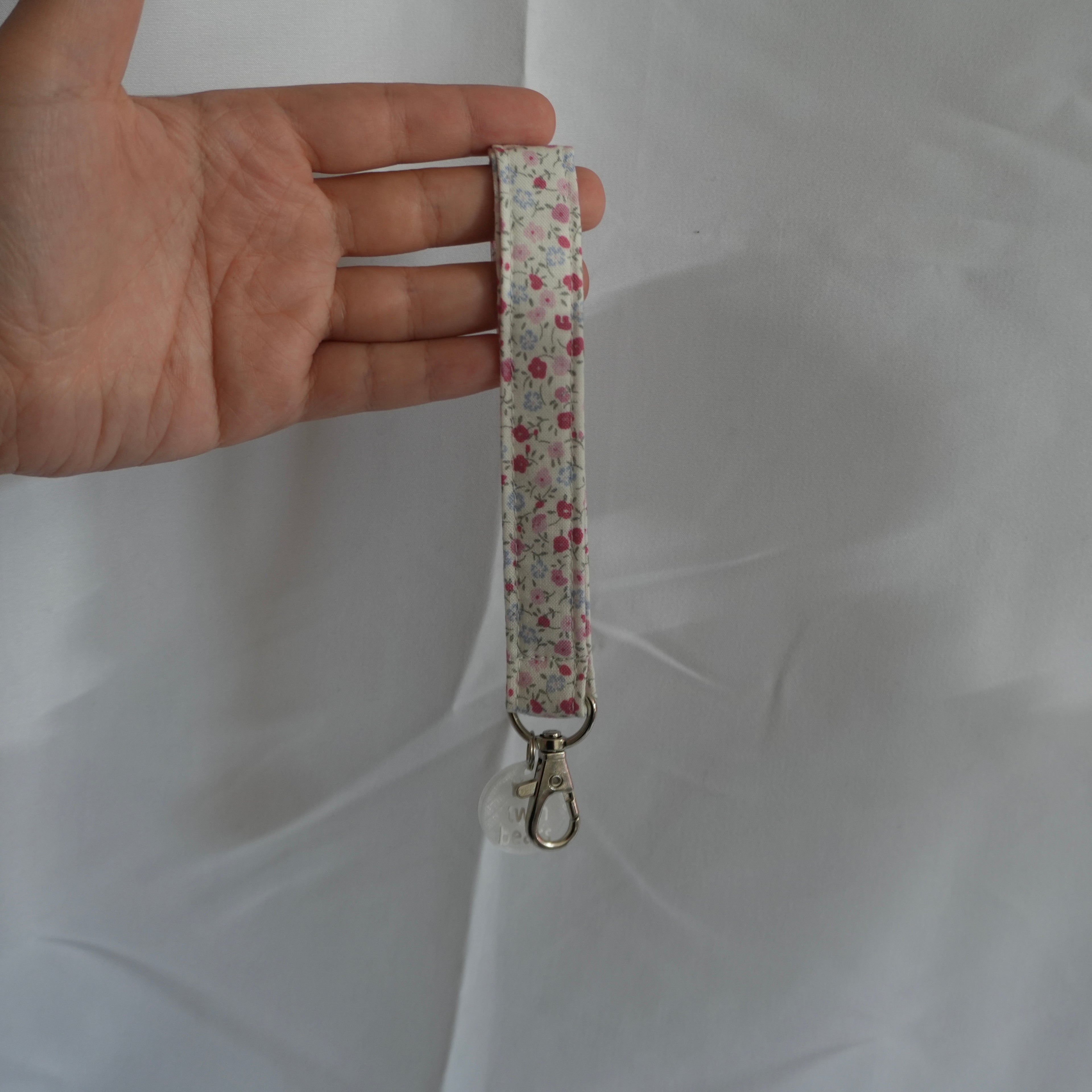 Rosy Ditsy Floral Wristlet