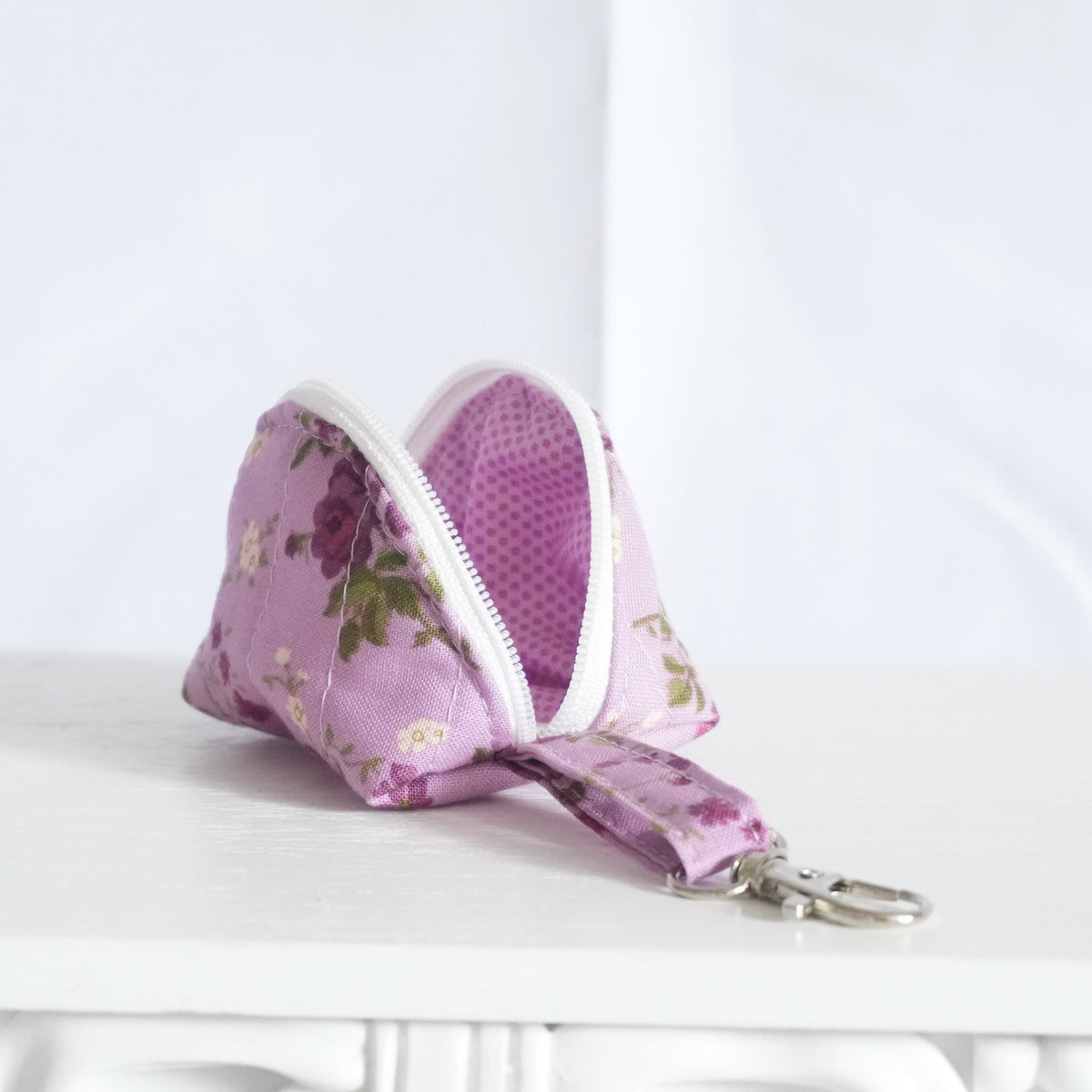 Purple Floral Airpod Case