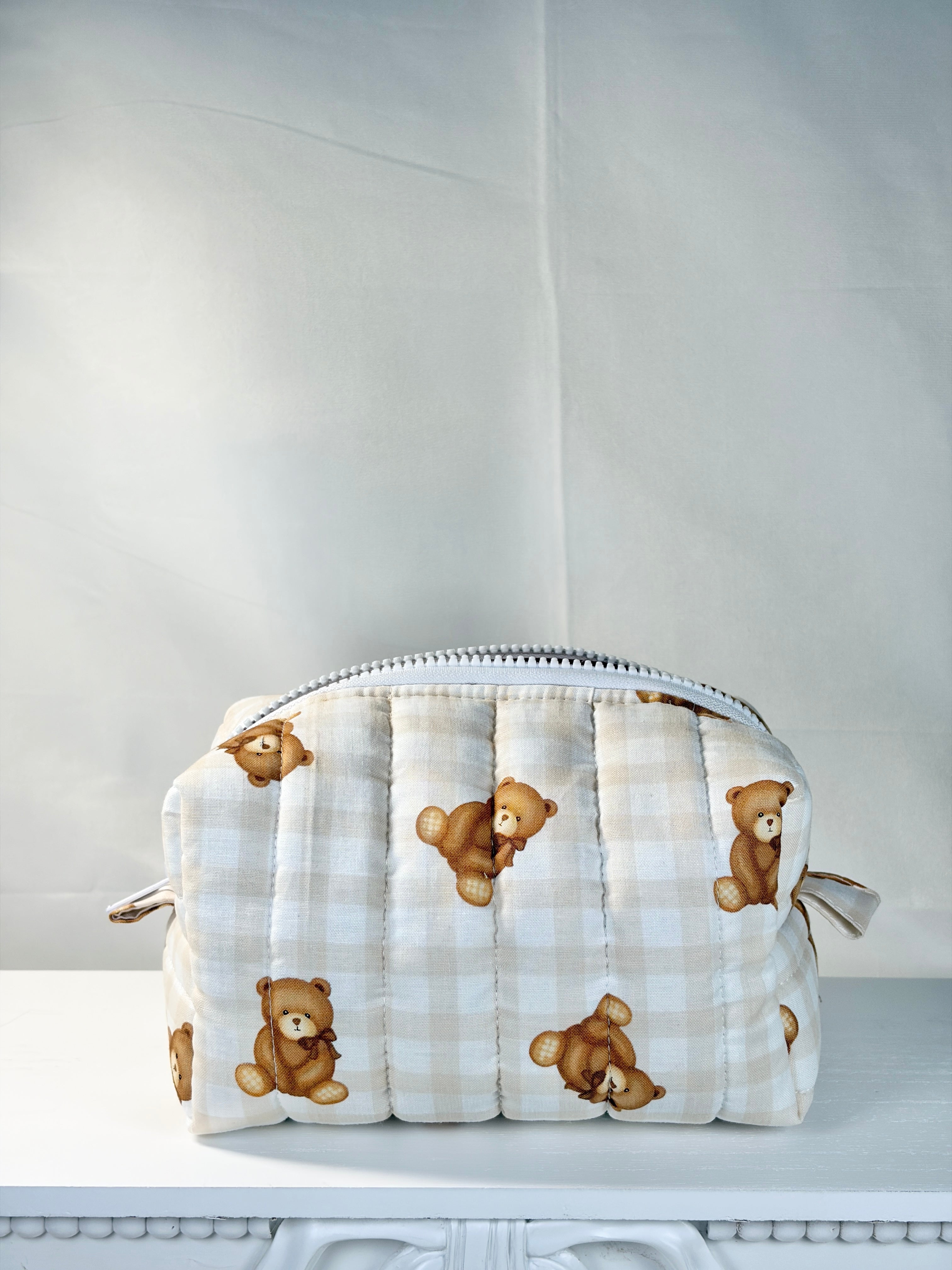 Berry Bear Boxy Makeup Bag