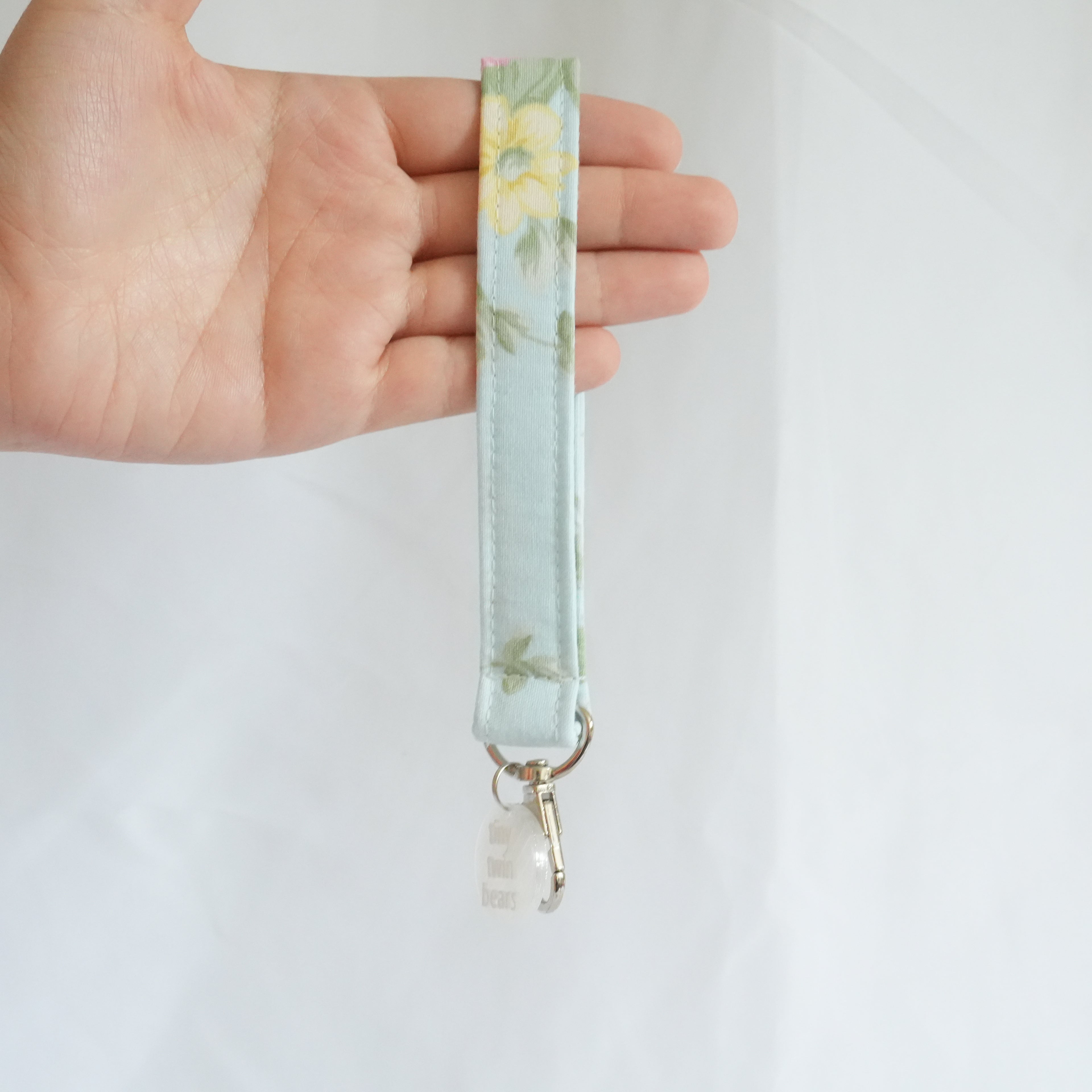 Blue Tea Party Wristlet