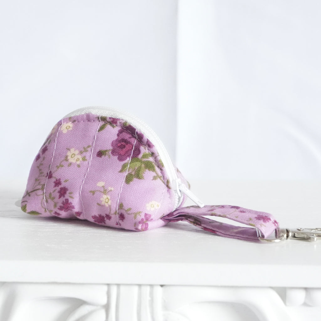 Purple Floral Airpod Case