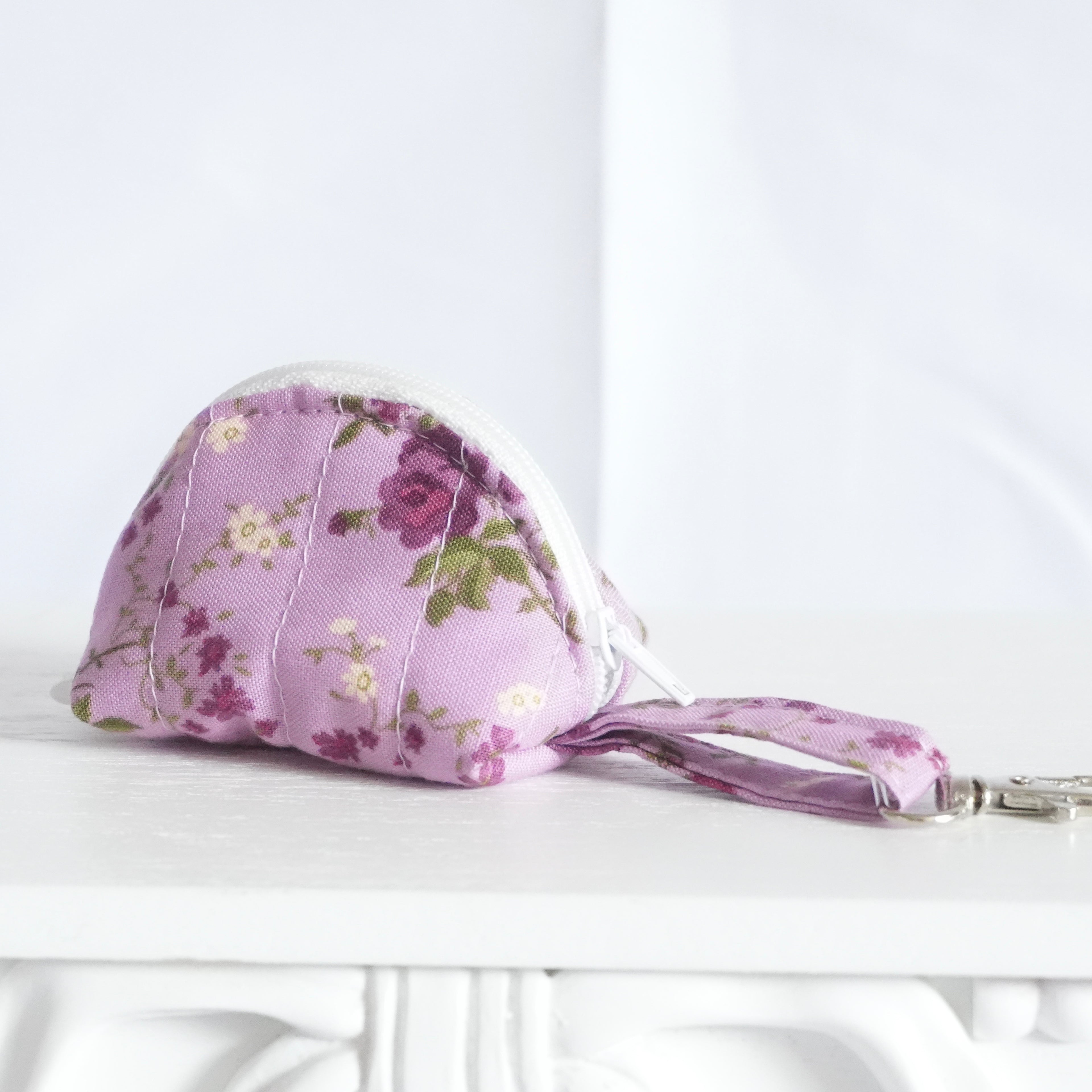 Purple Floral Airpod Case
