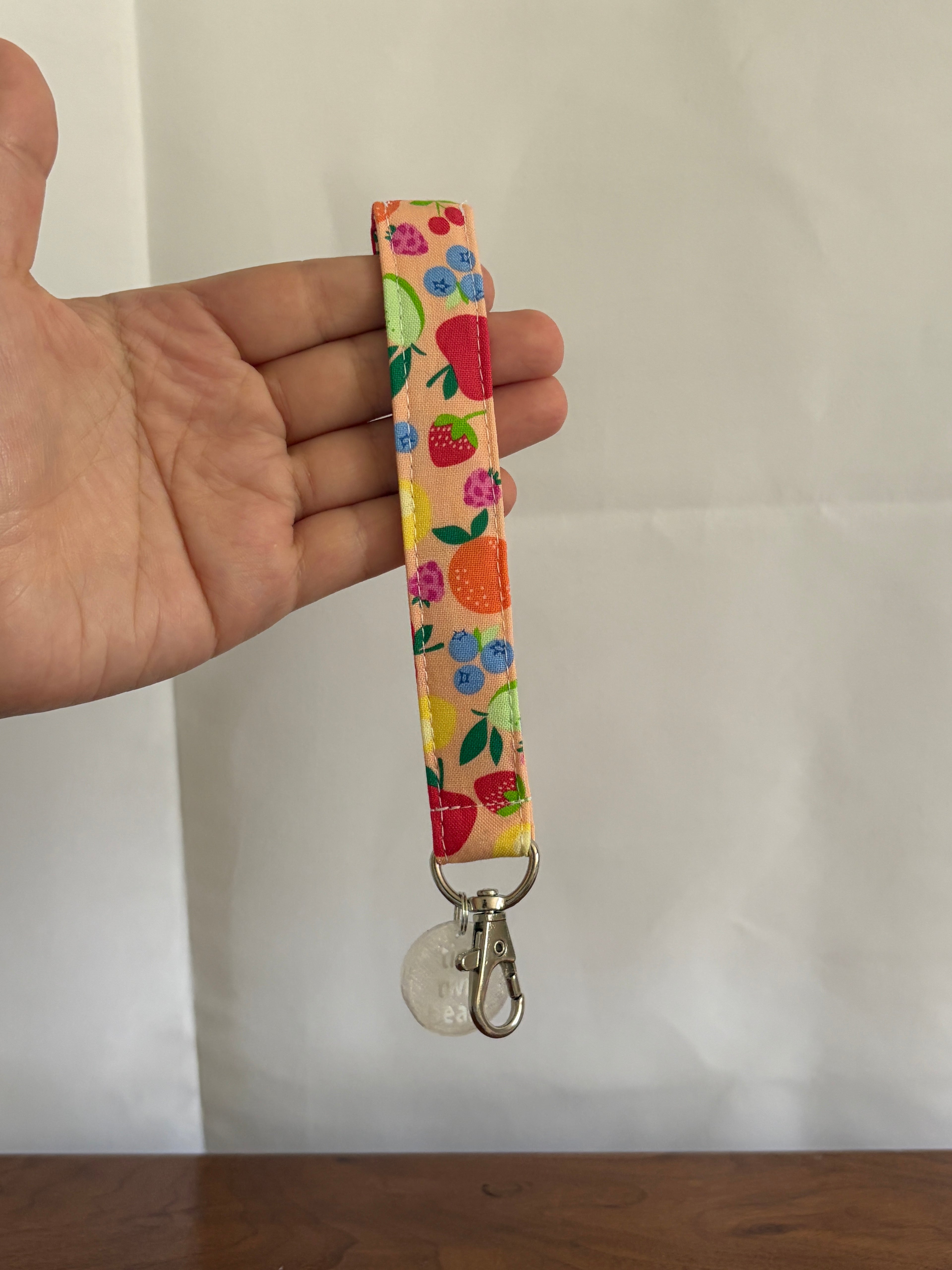 Fruit Basket Keychain Wristlet
