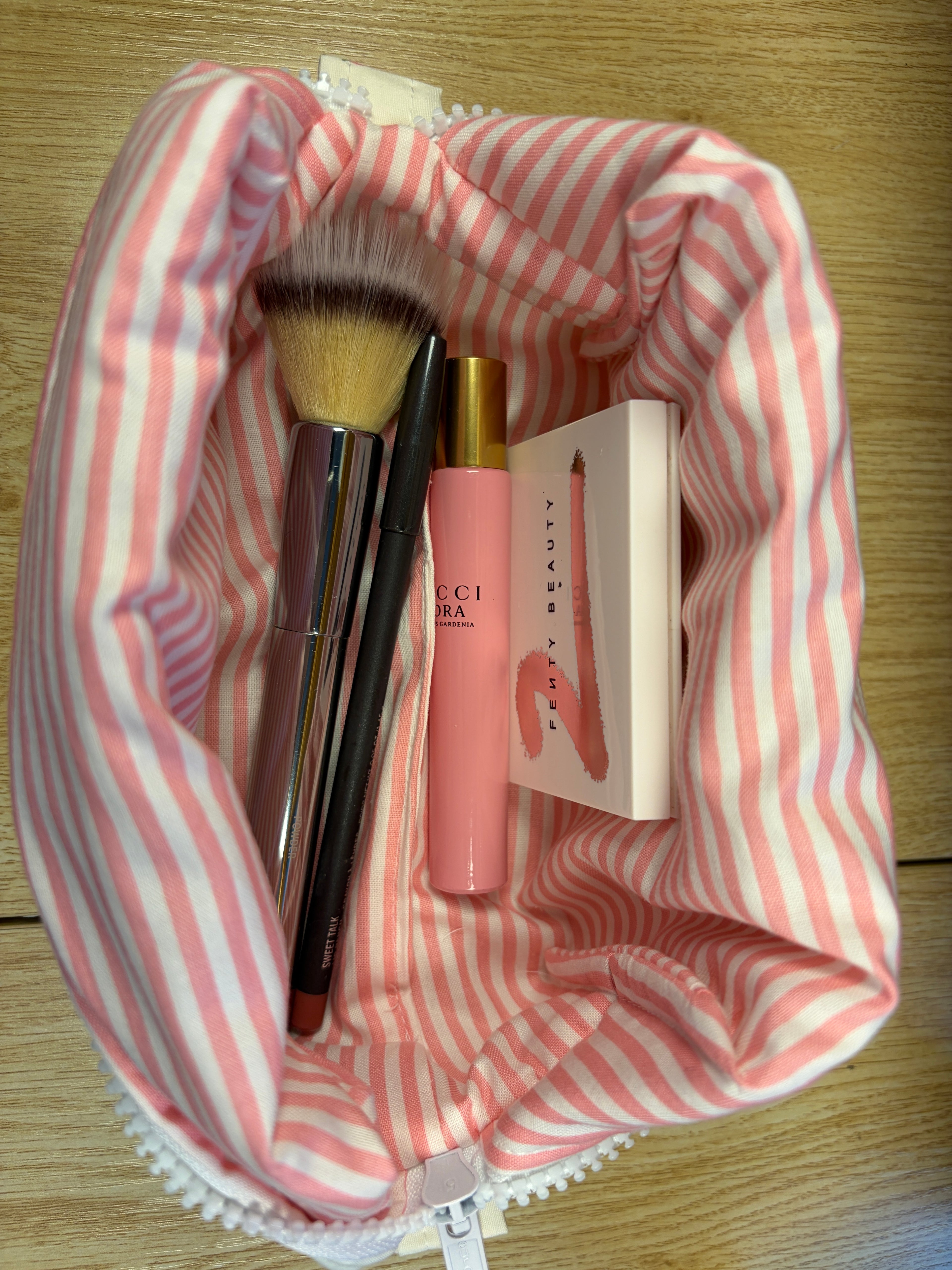 Strawberry Fields Boxy Makeup Bag