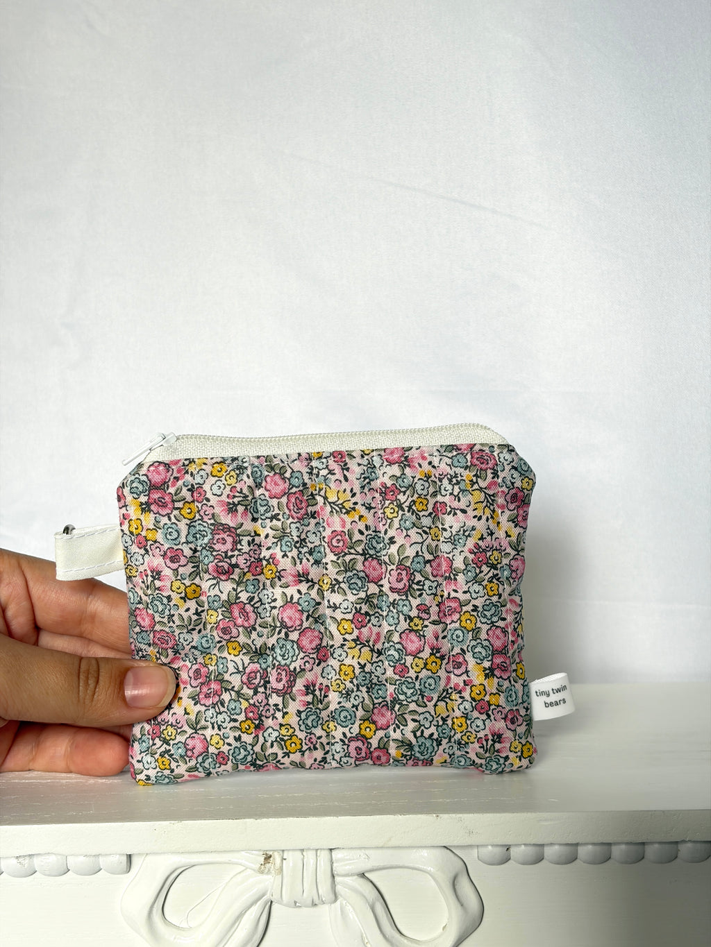 Mauve Ditsy Floral Wallet