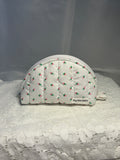 Mini Rose Small Clamshell Pouch