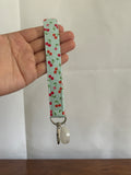 Cherry Keychain Wristlet