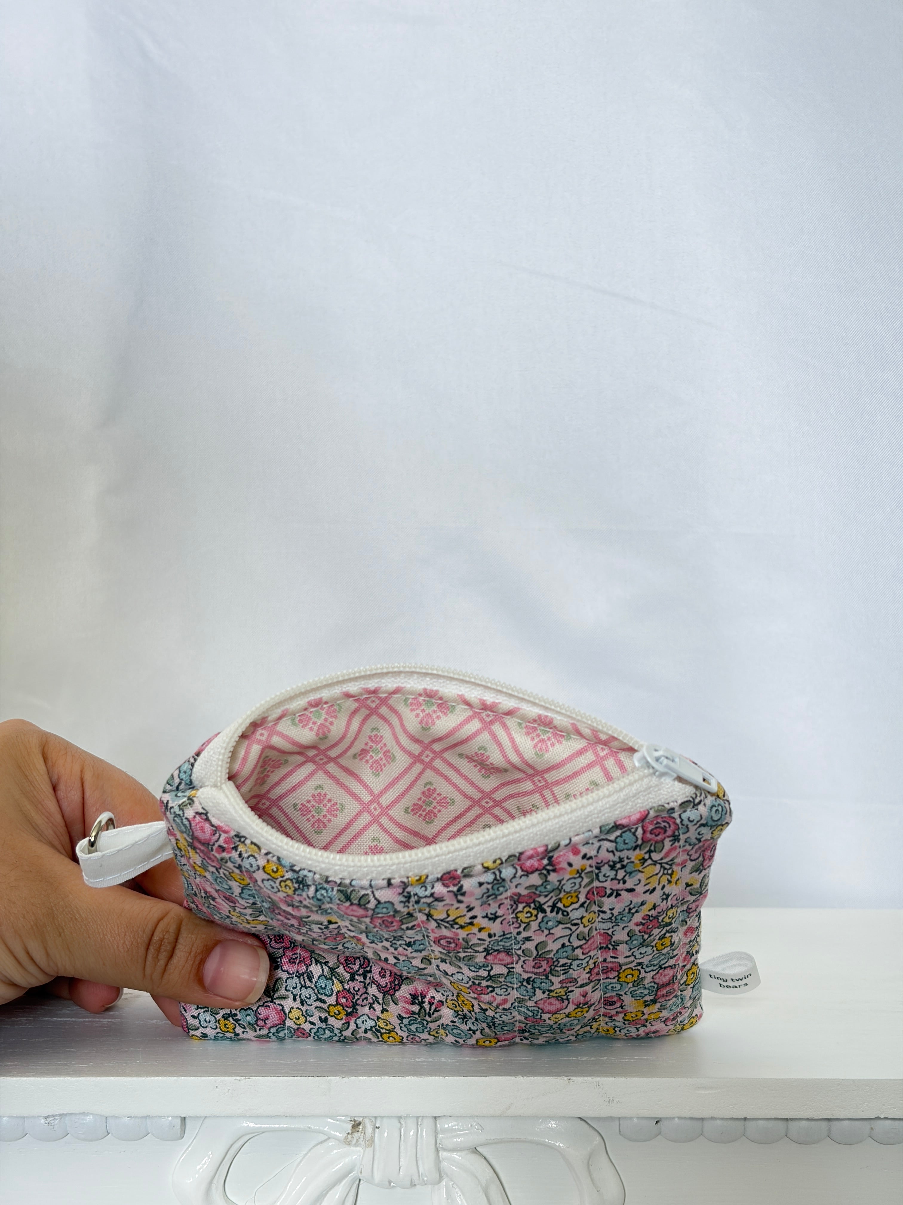 Mauve Ditsy Floral Wallet