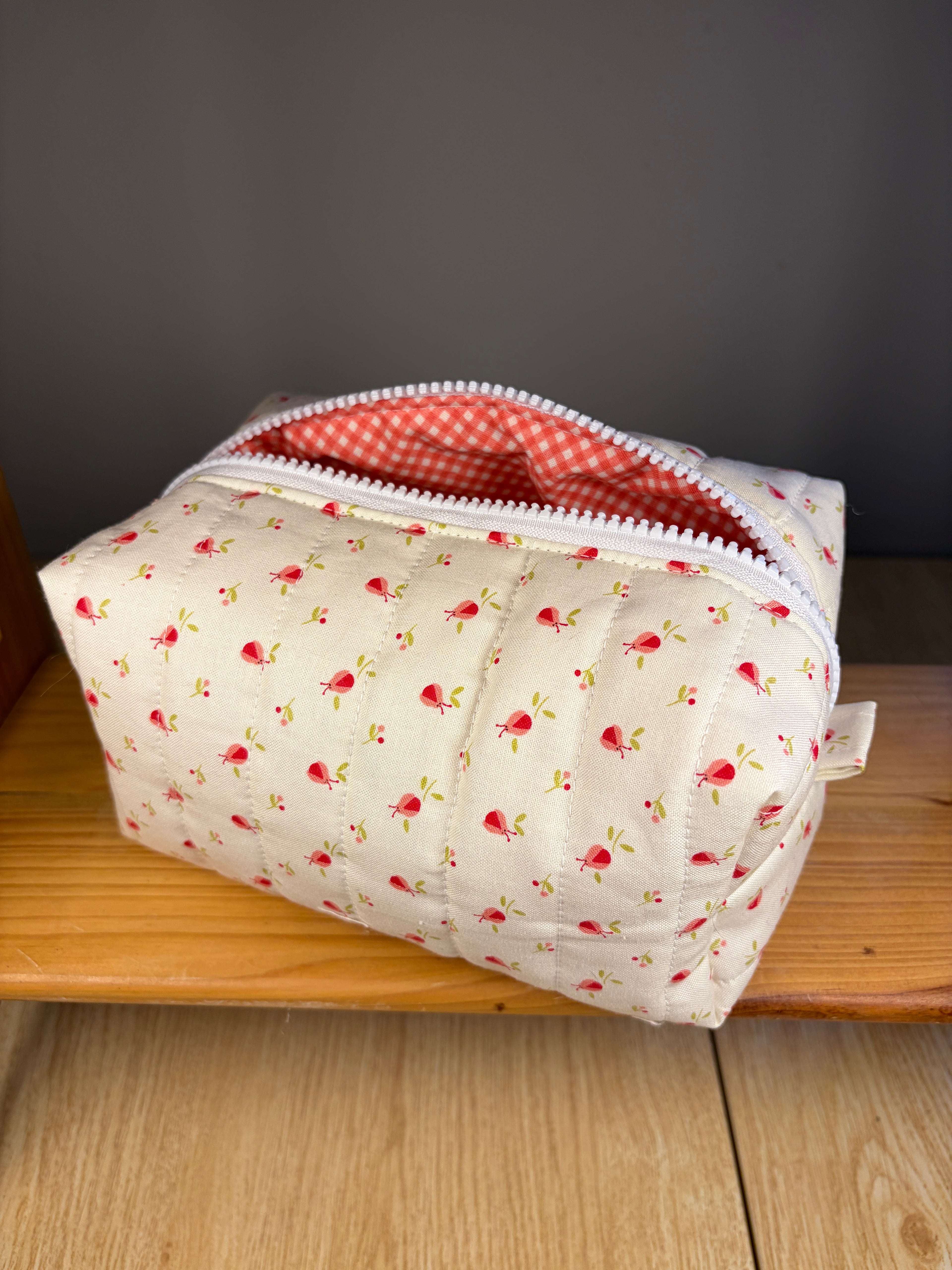 Lady Bug Boxy Makeup Bag