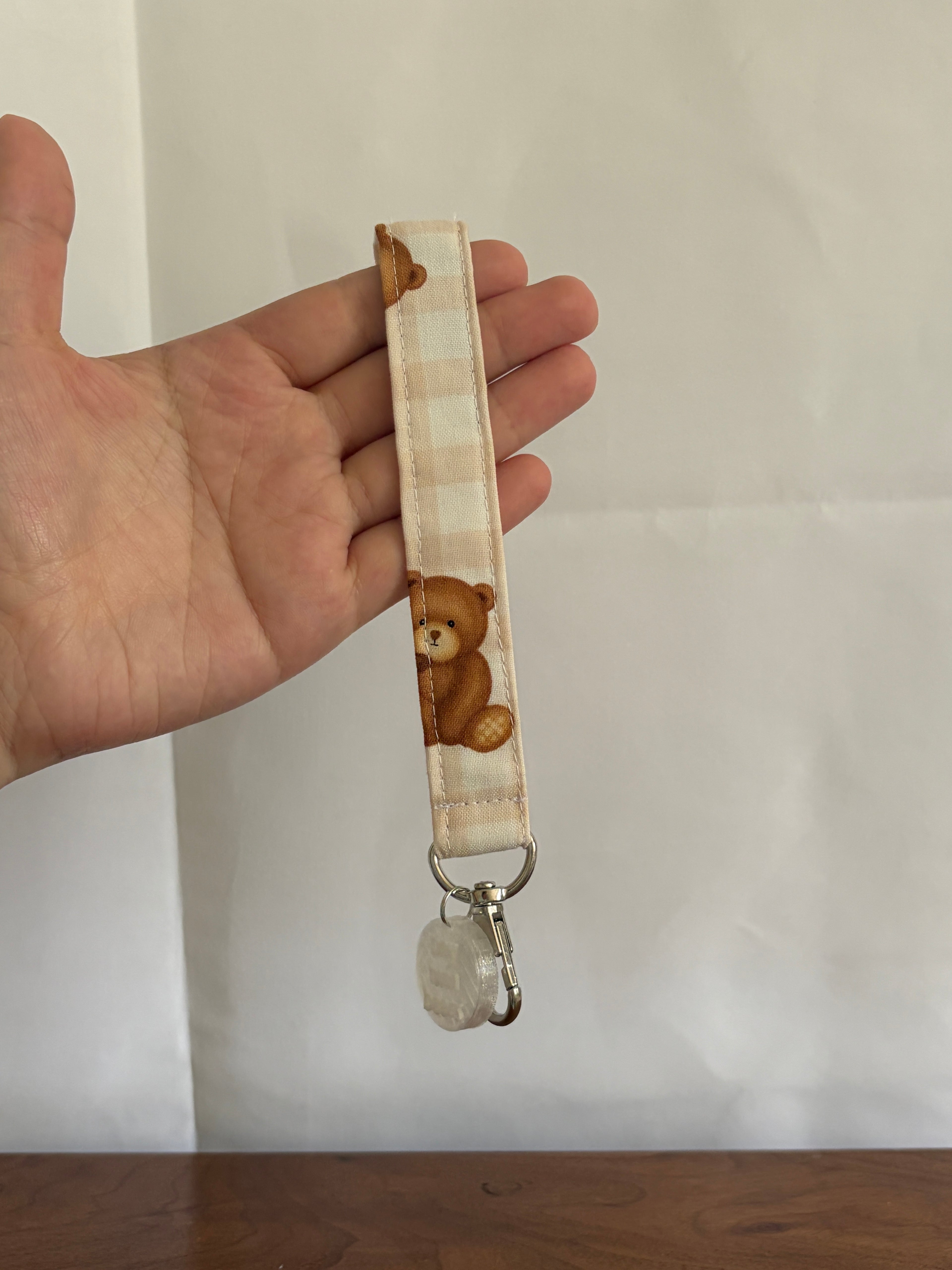 Berry Bear Keychain Wristlet