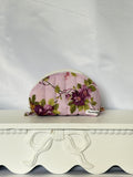 Purple Vines Small Clamshell Pouch