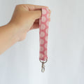 Pink Polka Dot Wristlet