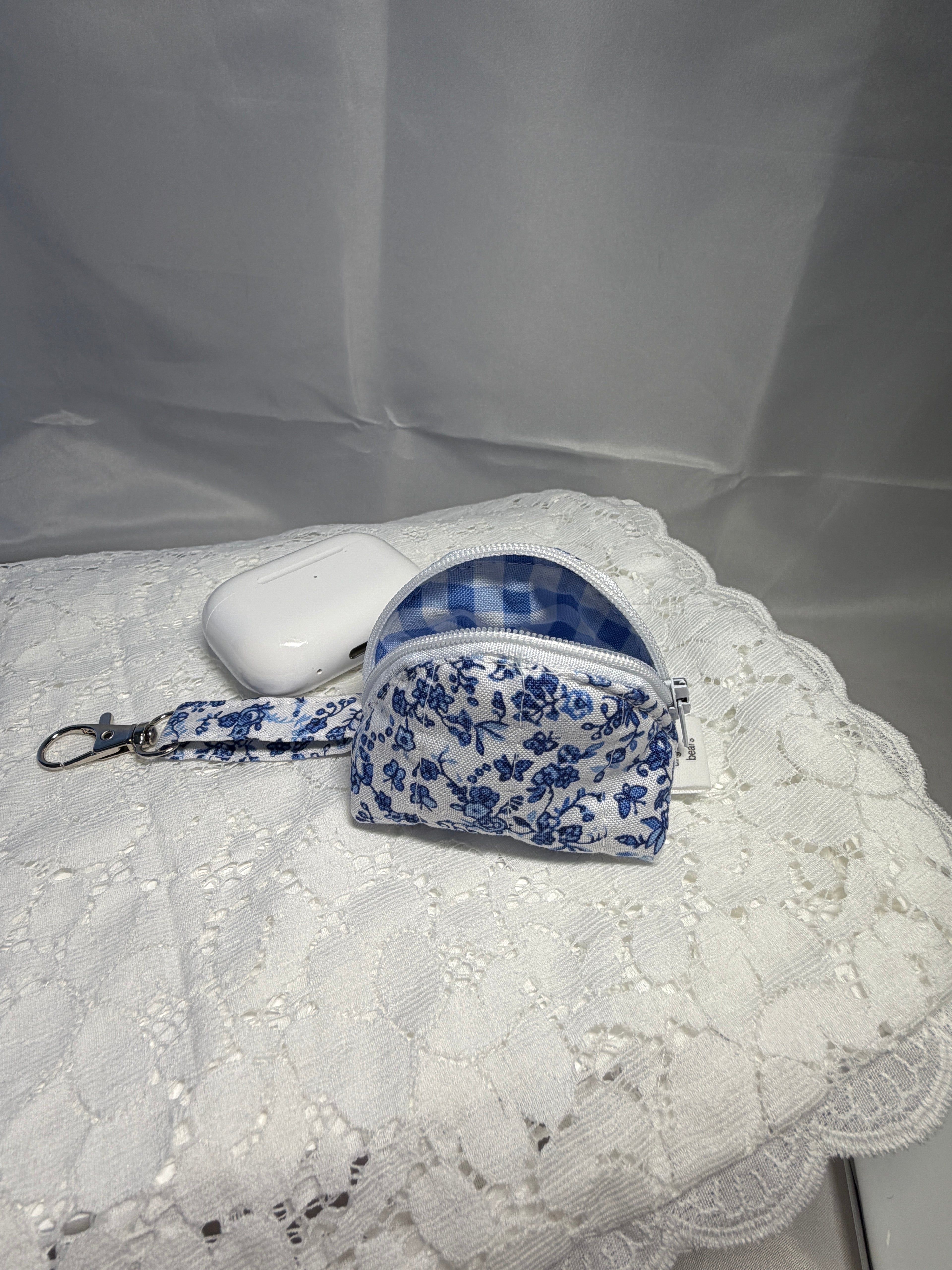 Royal Gingham Airpod Case
