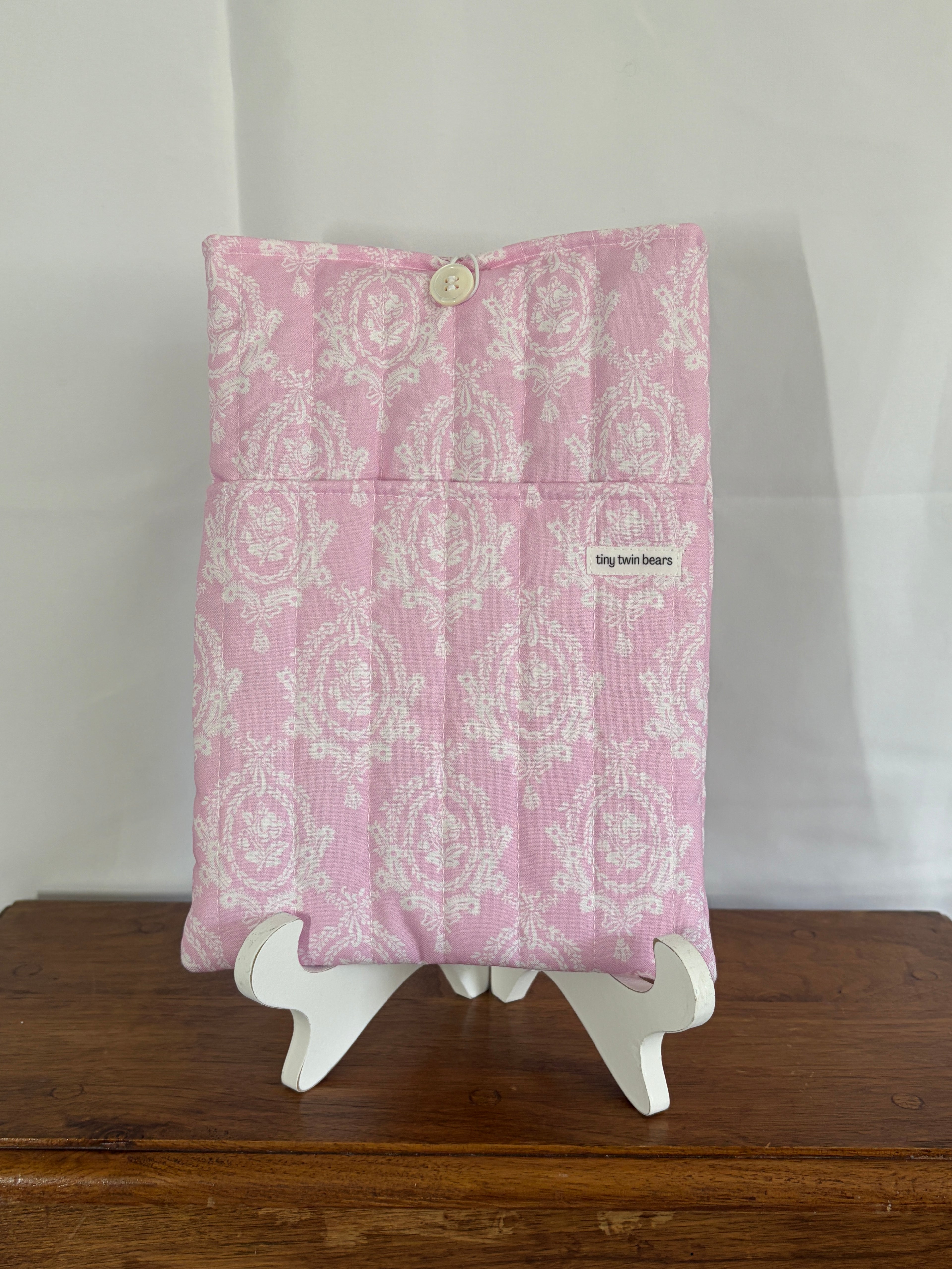Vintage China with White Floral Liner Booksleeve