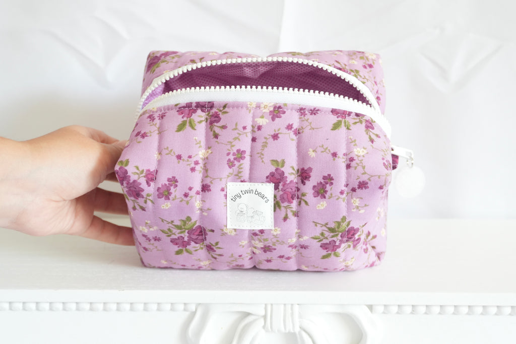 Purple Floral Boxy Regular