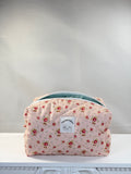Rosette Crosshatched Boxy Makeup Bag